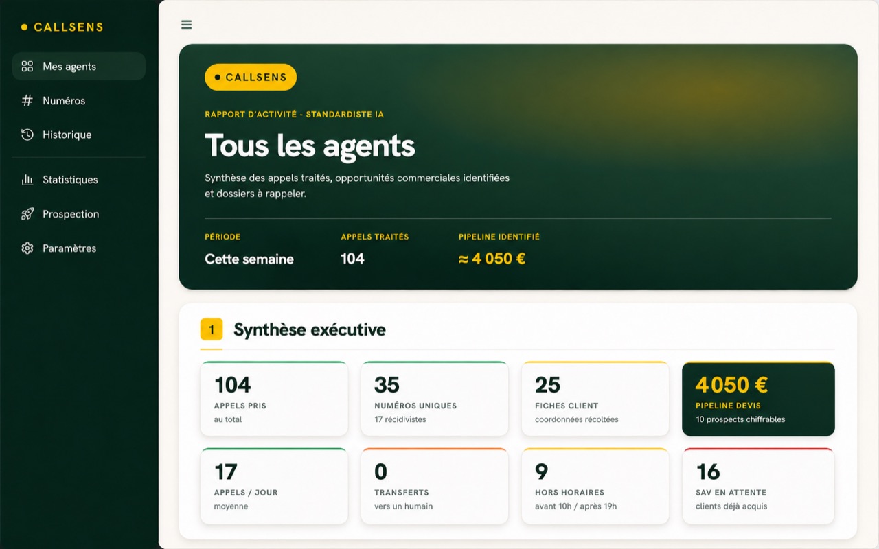 Compte-rendus automatiques